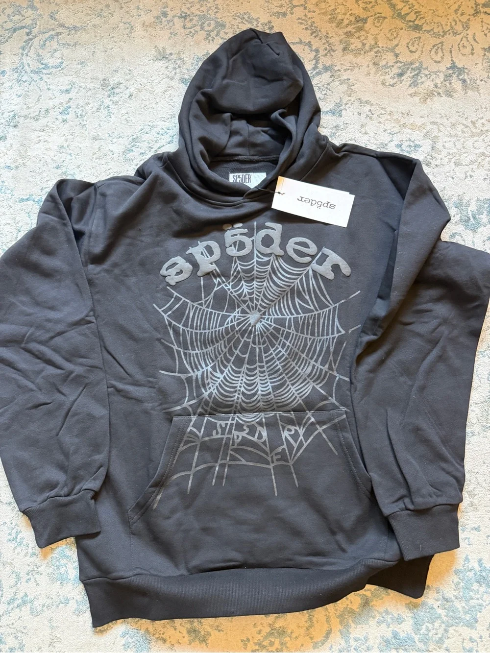 Men's XL Black Sp5der  Hoodie